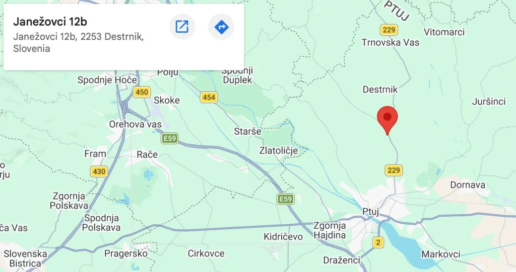 Lokacija Picerija PriMici